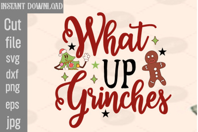 What Up Grinches SVg cut file,Christmas png Bundle, pink Christmas png