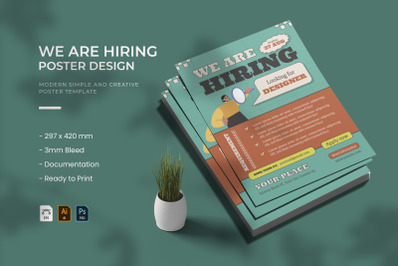 We Are Hiring - Poster