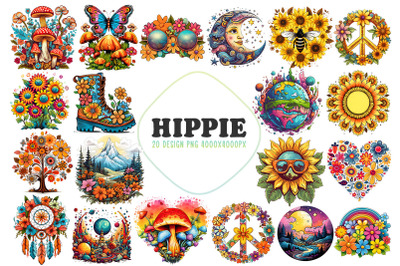 Vibrant Hippie Artwork Pack