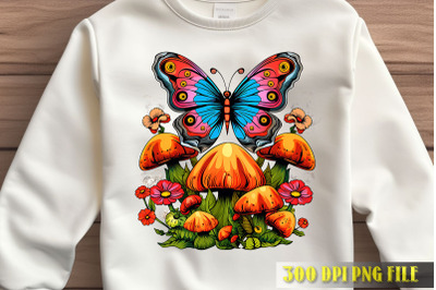 Butterfly Color Burst