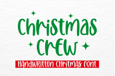 Christmas Crew - A handwriiten font