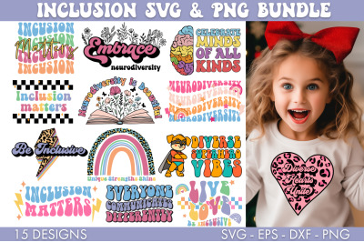 Inclusion Neurodiversity SVG PNG Bundle