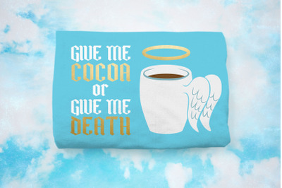 Cocoa Angel Wing Mug | SVG | PNG | DXF | EPS