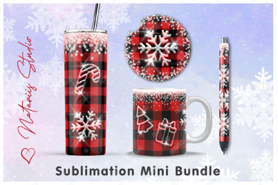 Christmas Mini Bundle - Tumbler, Mug, Pen, Coaster.