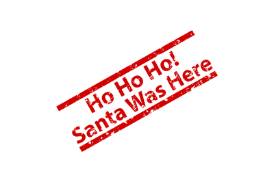 Ho ho ho Santa was here