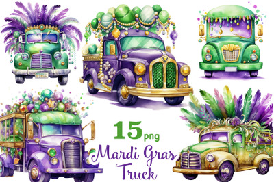 Mardi Gras Truck Clipart | Carnival Clipart