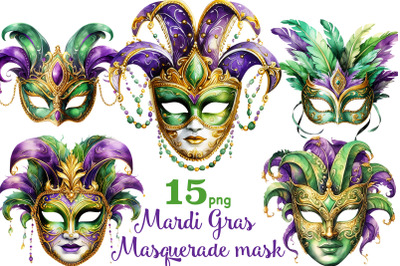 Mardi Gras Clipart | Carnival Mask PNG