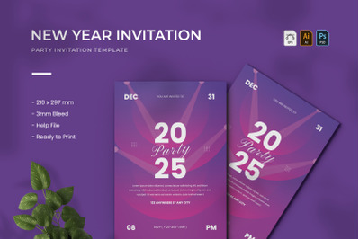 New Year - Invitation