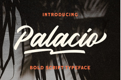 Palacio - Bold Script