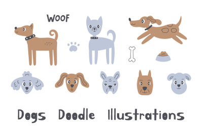 Dog Doodle Illustrations