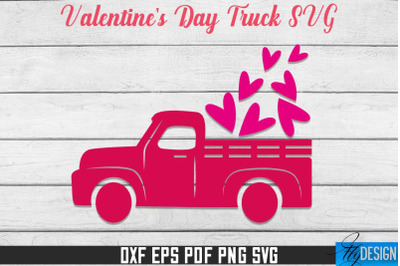 Valentine&#039;s Day Truck SVG | SVG Design | SVG File