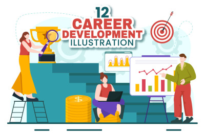 12 Career Development Illustration