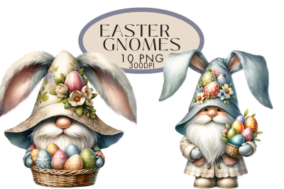 Easter Gnomes Clipart
