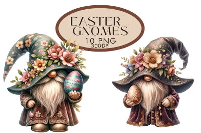 Easter Spring Gnome Clipart