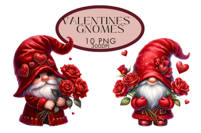 Valentine Gnome Clipart