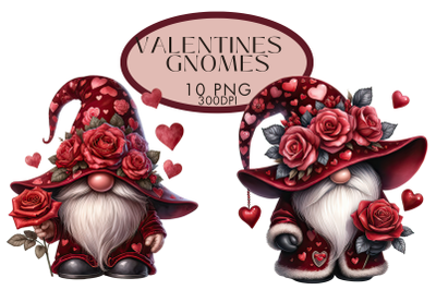 Valentine Gnome Clipart