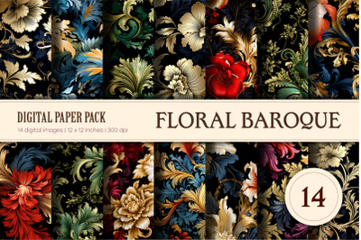 Floral Patterns 14. Baroque.
