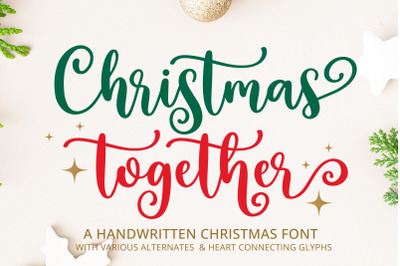 Christmas Together - A Sweet Handwritten font