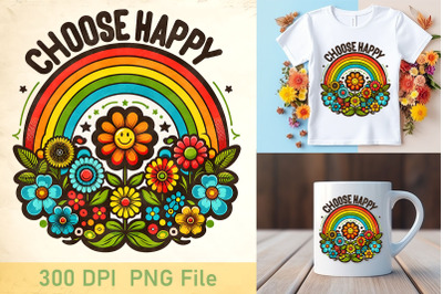 Choose Happy Flower Power