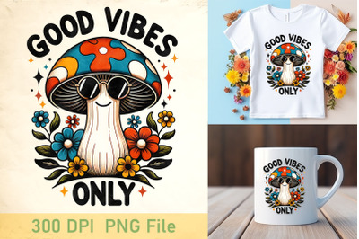 Good Vibes Only Turtle Design