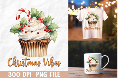 Christmas Vibes in Cupcakes