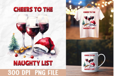 Naughty List Christmas Cheers