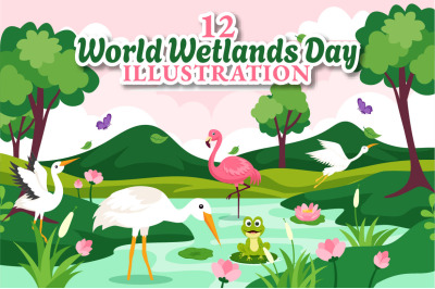 12 World Wetlands Day Illustration