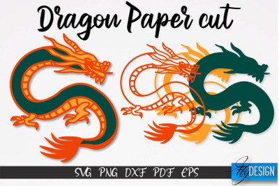 Dragon SVG, Dragon SVG Design, Paper Dragon, paper cut, Dragon paper S