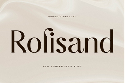 Rolisand Typeface