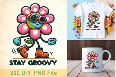 Stay Groovy Flower