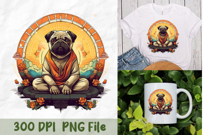 Pug Meditation Aura