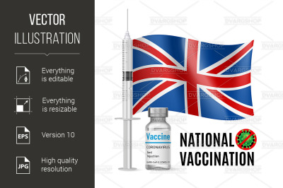 Immunization Icon of Great Britain