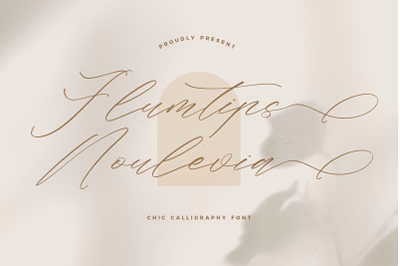 Flumtips Noulevia - Chic Calligraphy Font