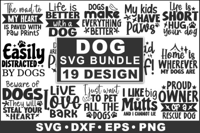 Dog Quotes SVG Bundle