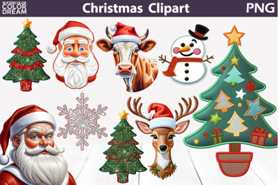 Christmas Clipart | Christmas Embroidery Sublimation&nbsp;