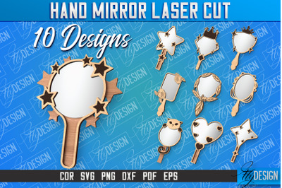 Hand Mirror Laser Cut | Home Design | CNC Files