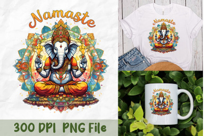 Ganesha Yoga Spiritual Art