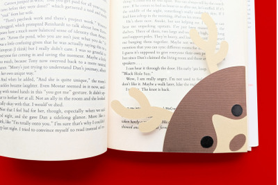 Reindeer Face Papercut Corner Bookmark | SVG | PNG | DXF | EPS