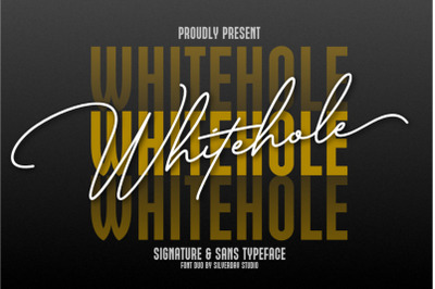 Whitehole - Font Duo