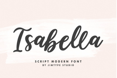 Isabella - Cute Branding Font
