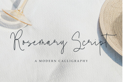 Rosemary Script Font