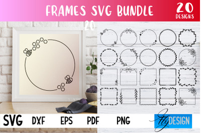 Frame SVG | Home Design SVG | Frame Circle | Frame Square | SVG Files