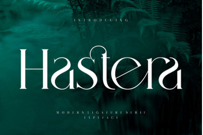 Hastera Modern Ligature Serif