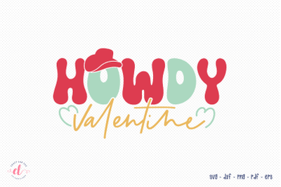 Howdy Valentine | Retro Valentines Day SVG