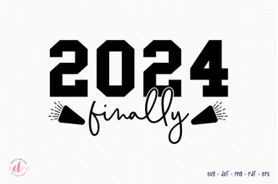 2024 Finally - New Year SVG Design