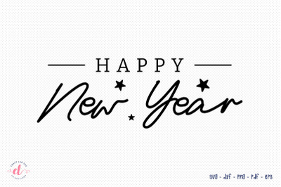 Happ New Year SVG Design