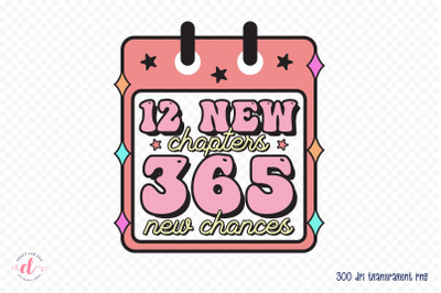 12 New Chapters 365 New Chances PNG