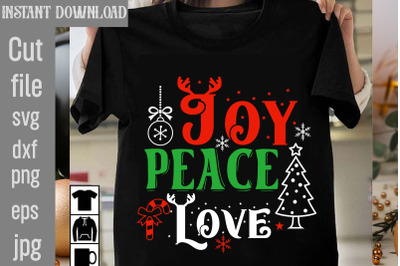 Joy Peace Love SVG cut file&2C; christmas bundle svg&2C; farmhouse svg&2C; chri