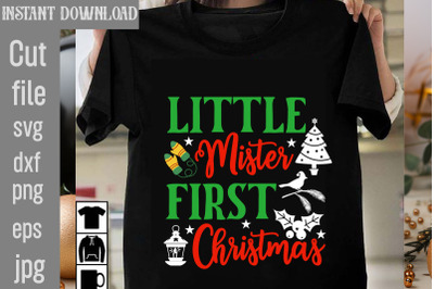 Little Mister First Christmas SVG cut file&2C; christmas bundle svg&2C; farm