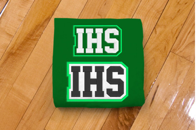 IHS High School Initials | Embroidery